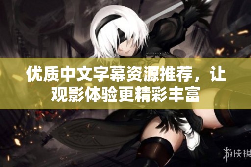 优质中文字幕资源推荐，让观影体验更精彩丰富