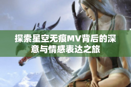 探索星空无痕MV背后的深意与情感表达之旅