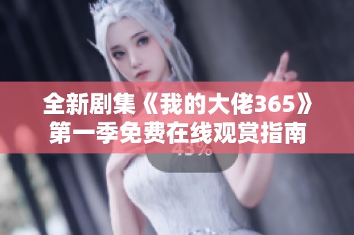 全新剧集《我的大佬365》第一季免费在线观赏指南