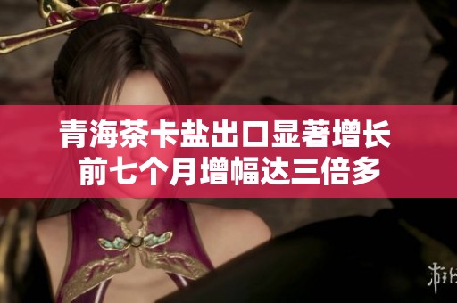 青海茶卡盐出口显著增长 前七个月增幅达三倍多