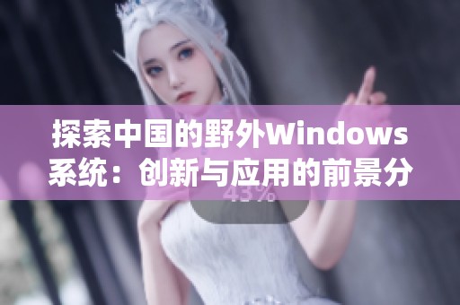 探索中国的野外Windows系统：创新与应用的前景分析