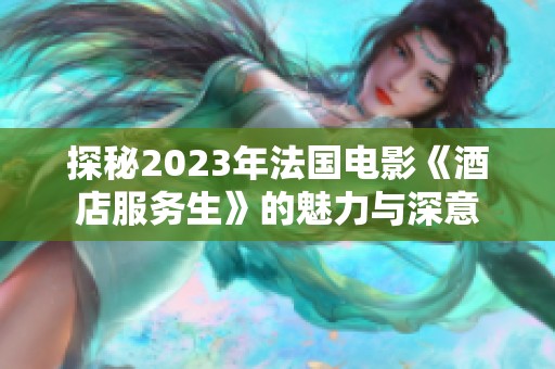 探秘2023年法国电影《酒店服务生》的魅力与深意