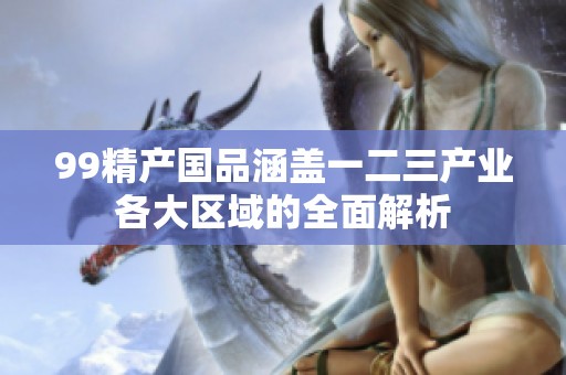 99精产国品涵盖一二三产业各大区域的全面解析