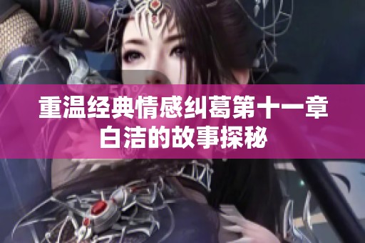 重温经典情感纠葛第十一章白洁的故事探秘