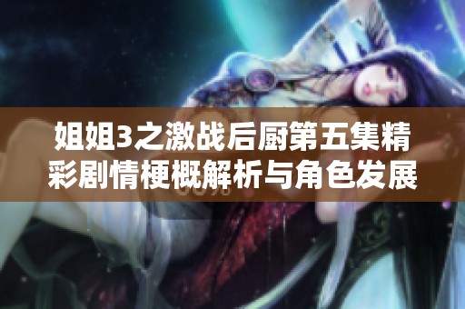姐姐3之激战后厨第五集精彩剧情梗概解析与角色发展探讨