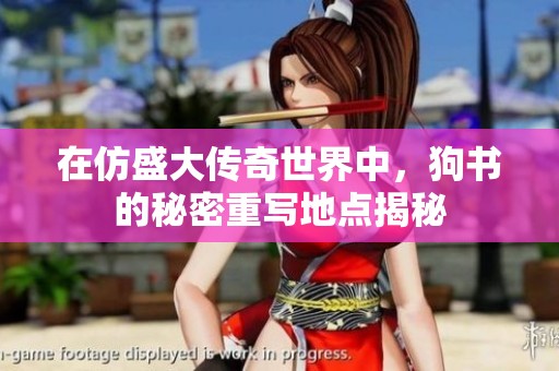 在仿盛大传奇世界中，狗书的秘密重写地点揭秘