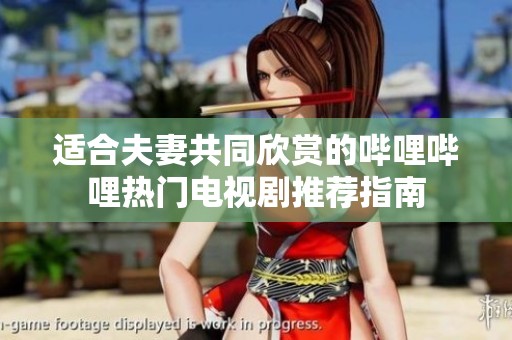 适合夫妻共同欣赏的哔哩哔哩热门电视剧推荐指南