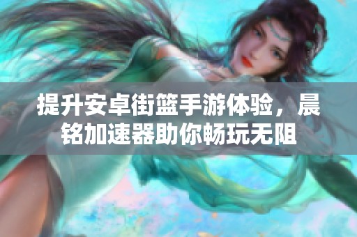 提升安卓街篮手游体验，晨铭加速器助你畅玩无阻