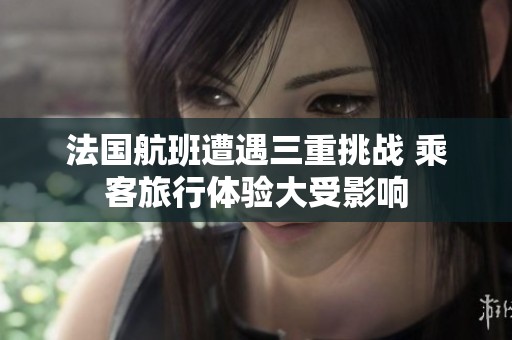 法国航班遭遇三重挑战 乘客旅行体验大受影响