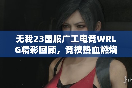 无我23国服广工电竞WRLG精彩回顾，竞技热血燃烧全场