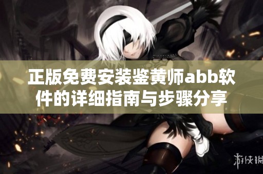 正版免费安装鉴黄师abb软件的详细指南与步骤分享