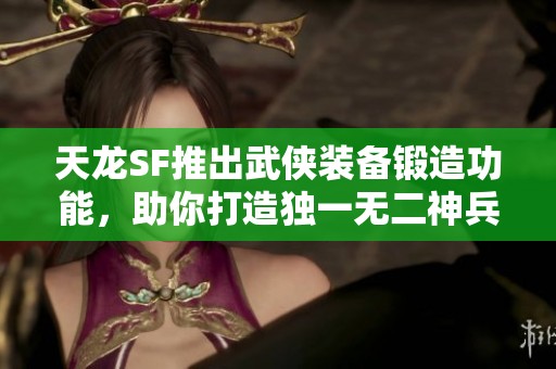 天龙SF推出武侠装备锻造功能，助你打造独一无二神兵利器！