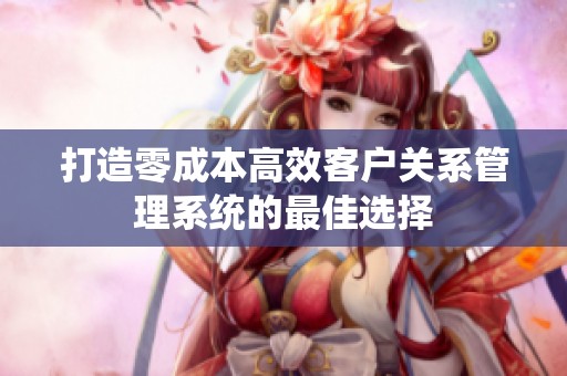 打造零成本高效客户关系管理系统的最佳选择
