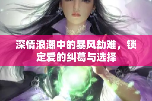 深情浪潮中的暴风劫难，锁定爱的纠葛与选择