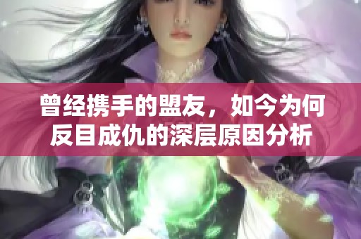 曾经携手的盟友，如今为何反目成仇的深层原因分析