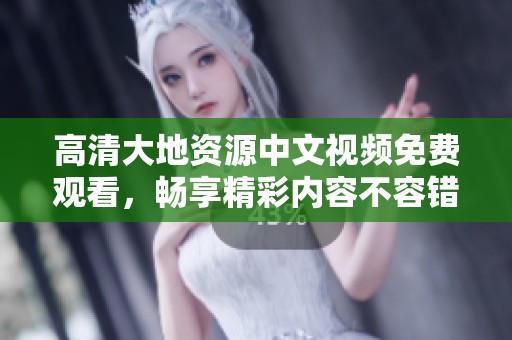 高清大地资源中文视频免费观看，畅享精彩内容不容错过