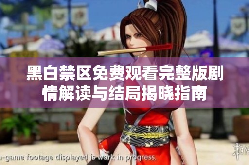 黑白禁区免费观看完整版剧情解读与结局揭晓指南