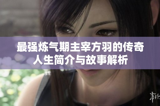 最强炼气期主宰方羽的传奇人生简介与故事解析