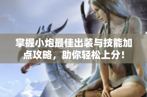 掌握小炮最佳出装与技能加点攻略，助你轻松上分！