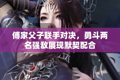 傅家父子联手对决，勇斗两名强敌展现默契配合