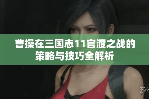 曹操在三国志11官渡之战的策略与技巧全解析