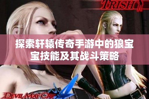 探索轩辕传奇手游中的狼宝宝技能及其战斗策略