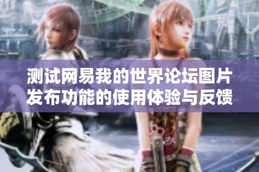 测试网易我的世界论坛图片发布功能的使用体验与反馈