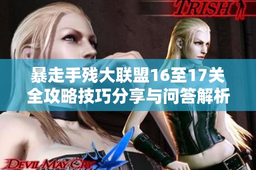 暴走手残大联盟16至17关全攻略技巧分享与问答解析