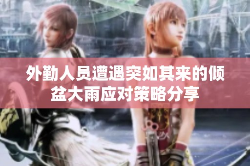 外勤人员遭遇突如其来的倾盆大雨应对策略分享