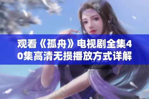 观看《孤舟》电视剧全集40集高清无损播放方式详解