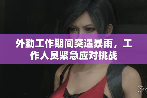 外勤工作期间突遇暴雨，工作人员紧急应对挑战