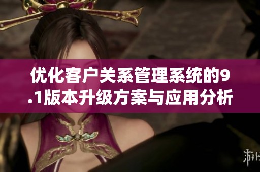 优化客户关系管理系统的9.1版本升级方案与应用分析