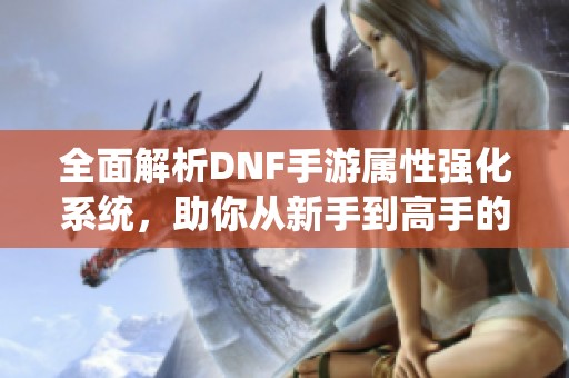 全面解析DNF手游属性强化系统，助你从新手到高手的成长之路