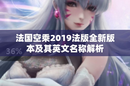 法国空乘2019法版全新版本及其英文名称解析