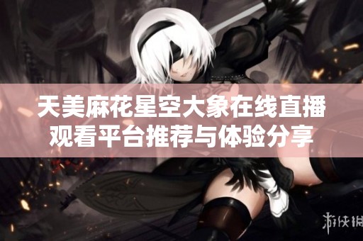 天美麻花星空大象在线直播观看平台推荐与体验分享