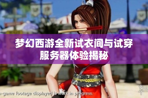 梦幻西游全新试衣间与试穿服务器体验揭秘