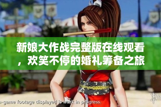 新娘大作战完整版在线观看，欢笑不停的婚礼筹备之旅