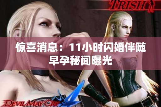 惊喜消息：11小时闪婚伴随早孕秘闻曝光