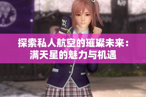 探索私人航空的璀璨未来：满天星的魅力与机遇