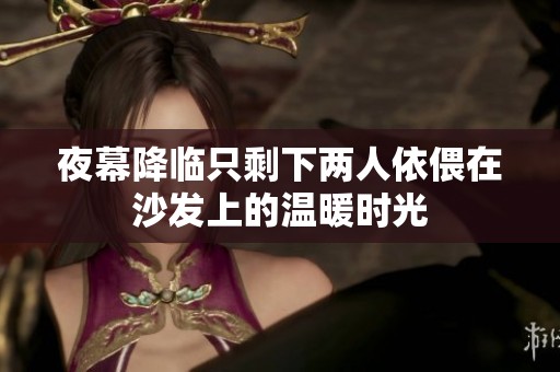 夜幕降临只剩下两人依偎在沙发上的温暖时光