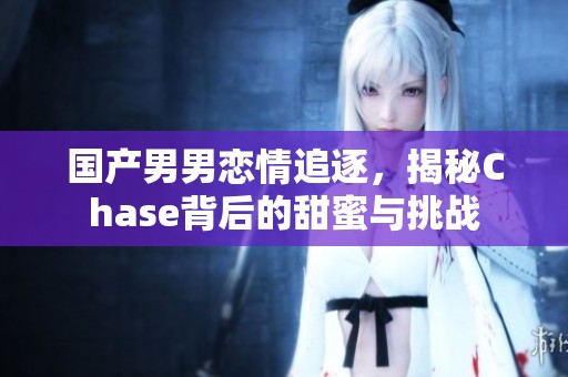 国产男男恋情追逐，揭秘Chase背后的甜蜜与挑战