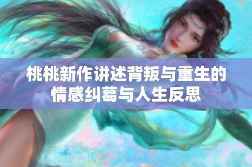 桃桃新作讲述背叛与重生的情感纠葛与人生反思