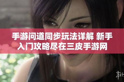 手游问道同步玩法详解 新手入门攻略尽在三皮手游网