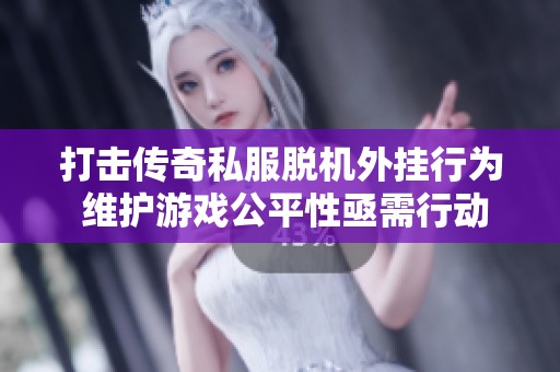 打击传奇私服脱机外挂行为 维护游戏公平性亟需行动