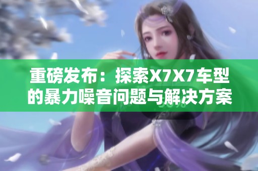 重磅发布：探索X7X7车型的暴力噪音问题与解决方案