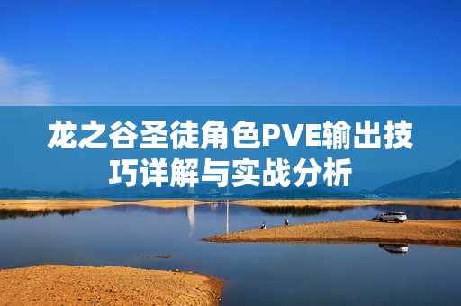 龙之谷圣徒角色PVE输出技巧详解与实战分析