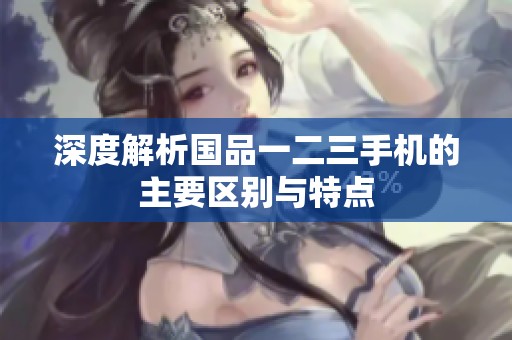 深度解析国品一二三手机的主要区别与特点