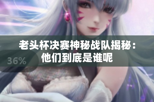 老头杯决赛神秘战队揭秘：他们到底是谁呢