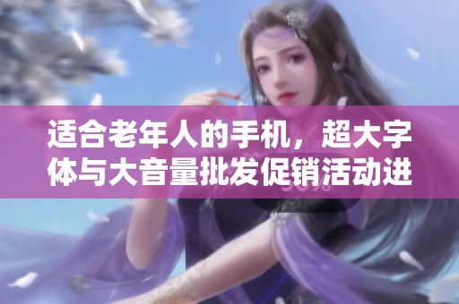 适合老年人的手机，超大字体与大音量批发促销活动进行中