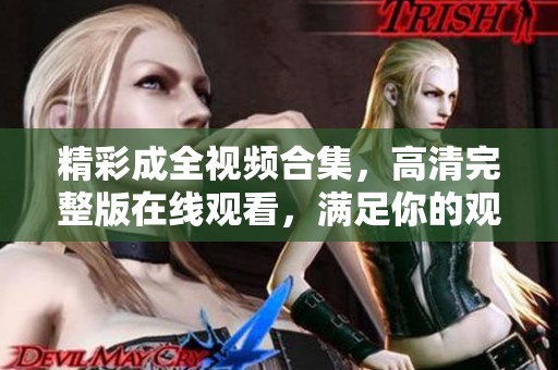 精彩成全视频合集，高清完整版在线观看，满足你的观看需求